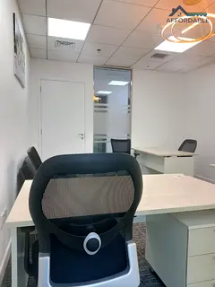 250 Sq Ft Premium Office Space in Business Center, Fully Furnished