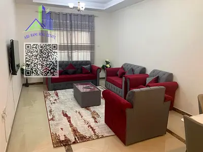 شقة مفروشة VIP للإيجار الشهري في الروضة 2 – موقع مميز قريب من شارع الشيخ محمد بن زايد