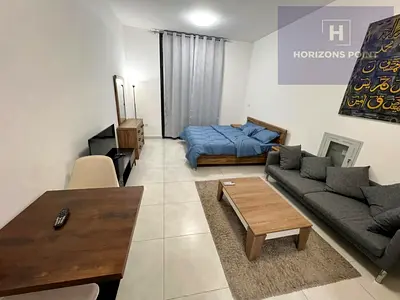 Monthly 5500 | Fully Furnished Studio with Balcony | Opposite to Silicon Central Mall