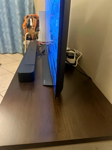 Wooden tv cabinet with storage space