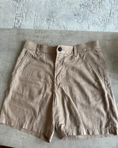 Beige Linen shorts for men (like new)