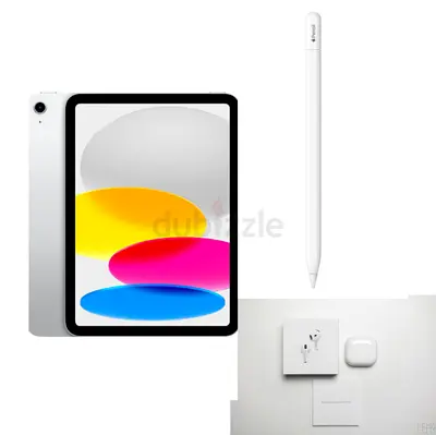 Brand new iPad 10 gen  brand new Apple Pen  Brand new AirPods 4
