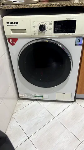 Front-load 8kg Nikai Washing Machine - Good Working Condition