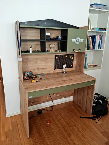 Safari themed Wooden Study Desk, Bed set and side table