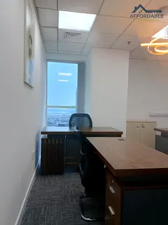 250 Sq Ft Premium Office Space in Business Center, Fully Furnished