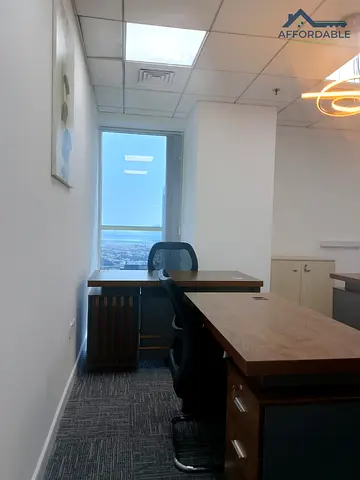 250 Sq Ft Premium Office Space in Business Center, Fully Furnished