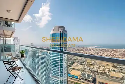 High-Floor 2BR | Furnished | Balcony | Sea Views