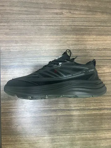 Men’s Black Casual Sneakers Size 44 | Lightweight Comfortable Shoes