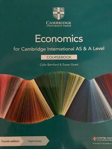 Economics for Cambridge International AS  A Level - Coursebook (Fourth Edition)