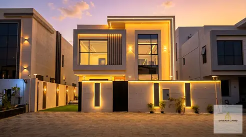 فيلا راقية بمسبح وروف فاخر في الزاهية عجمان