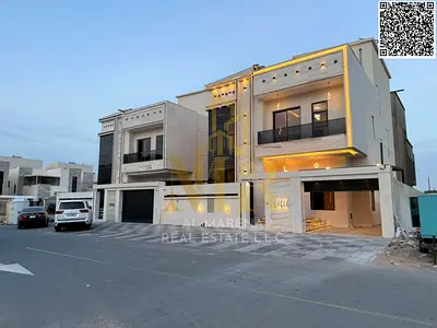 Luxury villa for sale in Al-Amrah with a rooftop terrace + central air conditioning, electricity and water included