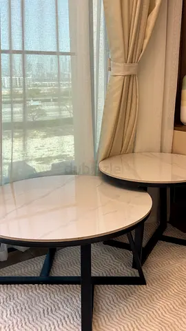 Marble white table new bought it for 1,100