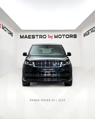 2025 Land Rover Range Rover SV - European Specs - Brand New