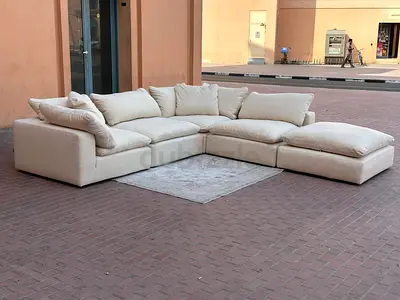 Marina Home Luscious Feather Filled Sofa Beige Excellent condition