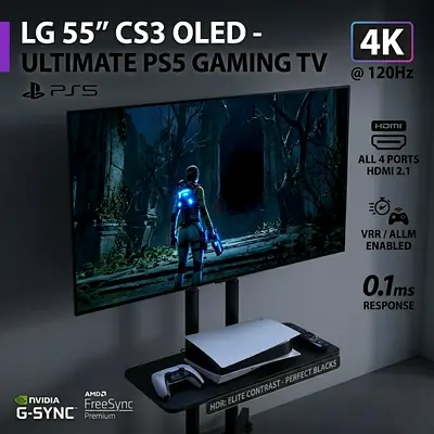 LG OLED 55 CS3 | 4x HDMI 2.1 | PS5  PS5 PRO READY | 4K @ 120Hz  | Perfect Condition