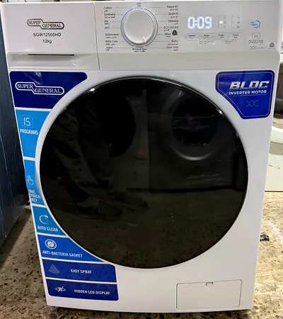 Super General 12kg Front Load Washing Machine - Excellent Condition