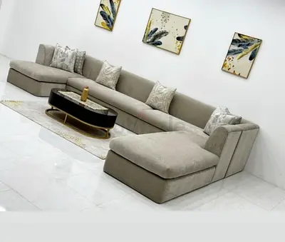 Soft Cushion Sofa Set كنب وسائد ناعمة