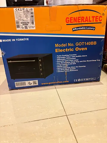 Generaltec GOT140BB Electric Oven - Boxed, Unused