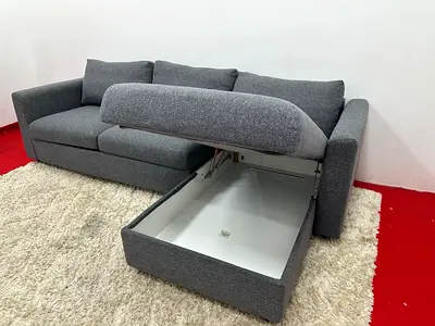 Like new condition Ikea vimle lshape sofabed under storage