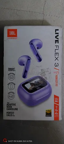 JBL Live Flex 3 True Wireless Earbuds - Purple (New/Sealed Box)