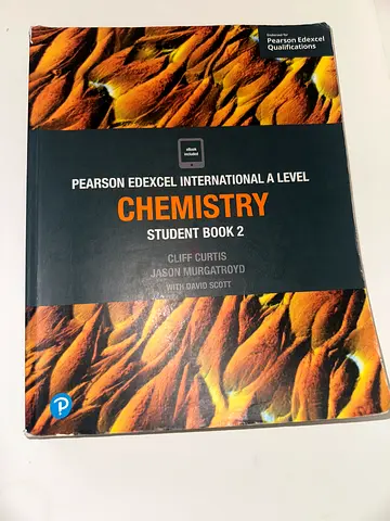 Edexcel Limited Pearson International A Level Chemistry Student Book