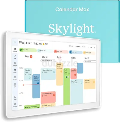 Skylight Calendar Max: 27-Inch Smart Digital Calendar  Chore Chart, Family Organizer with Interacti