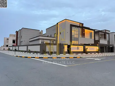 Luxury villa for sale in Al-Haliyo 2, opposite Azha Complex – Land area 5200 sq ft | 6 master bedrooms | Two floors + fully equipped external annex |