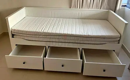 Ikea Day bed with two mettreses available in perfect condition