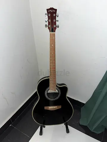 Guitar with stand