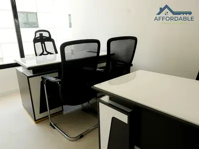 100 Sq Ft Premium Office Space in Business Center, Fully Furnished