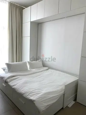 IKEA NEW Day Bed with Storage and 2 Mattresses