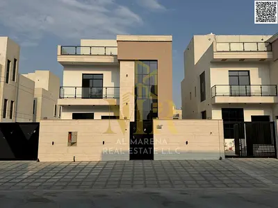 Luxury villa in Al Helio 2, 4100 sq ft | 2 floors + roof | 6 master bedrooms and a maid's room, priced at 1,700,000, freehold