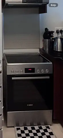 Bosch freestanding electric oven and ceramic hob - stainless steel