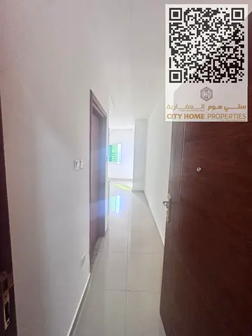 Annual studio for rent in Al Rashidiya 3, Ajman with a practical layout and clean finishing. Central AC + prime location near Ajman One Towers.