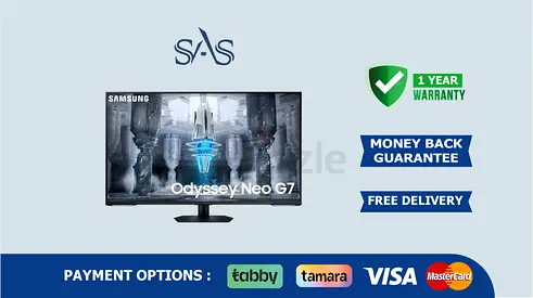 Samsung 43 inch Odyssey Neo G7 | New - Free Delivery | Warranty | 4K 144Hz 43CG7