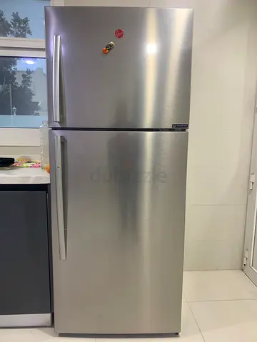 Stainless Steel Top-Freezer Refrigerator – Good Condition, 2-Door