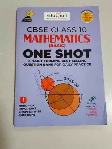 CBSE Class 10 Mathematics (Basic) - One Shot Question Bank (2025-26)