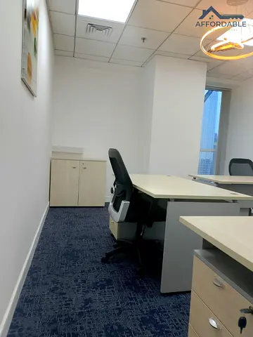 250 Sq Ft Premium Office Space in Business Center, Fully Furnished