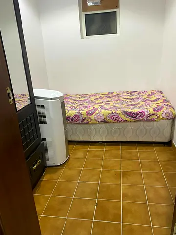 Semi Furnished Maids Room with Separate AC - India Srilanka Myanmar -Rigga metro 1 min