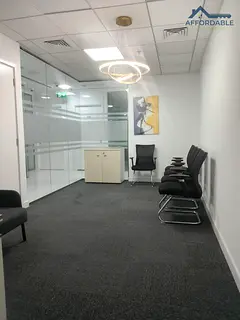250 Sq Ft Premium Office Space in Business Center, Fully Furnished