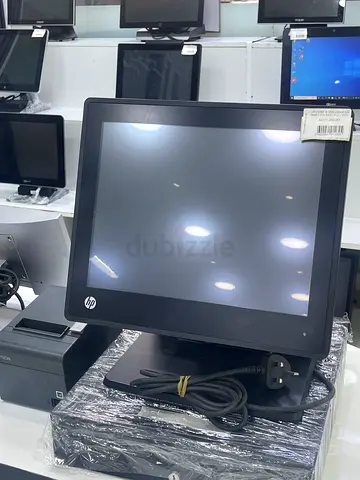 HP All-in-One Touchscreen POS / Desktop Monitor with Stand and Cables - Used