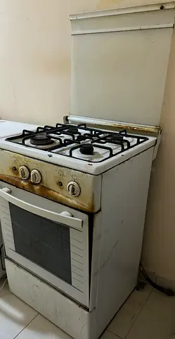 شولة أربع عيون و فرن سكراب - gas cooker with oven for scrap