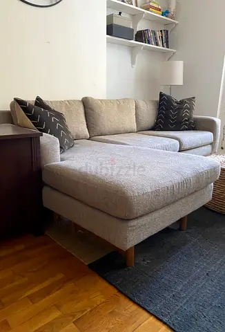 West elm L shape sofa