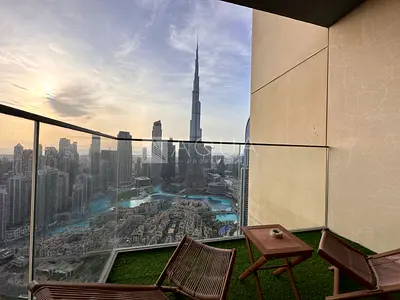 Burj Khalifa &amp; Dubai Fountains | High Floor | Vacant