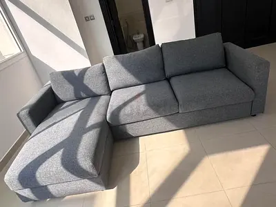 IKEA vimle L Shape Sofa Bed Dark grey Good condition