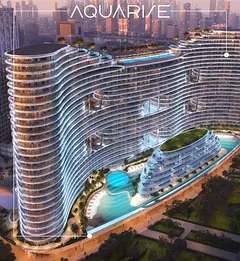 Furnished Studio | Binghatti Aquarise | Marina &amp; Skyline Views