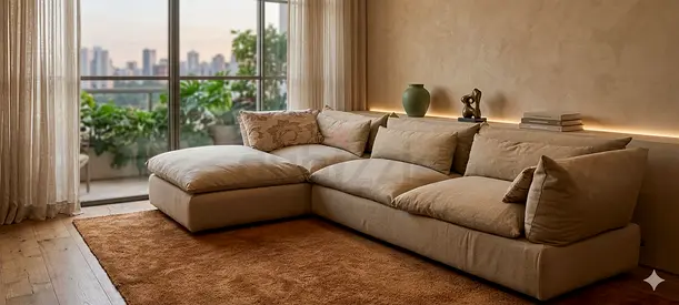 Marina Home L Shape Sectional Sofa