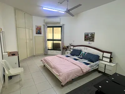 Master Bedroom with Attached Bathroom at Buhairah Corniche