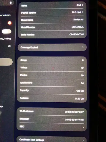 IPAD 11th Gen A16 128gb