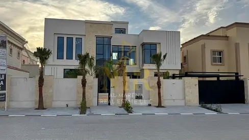 A villa with all electricity and water fees included, on the main street, ready to move in, in the most prestigious areas of Ajman. Freehold ownership